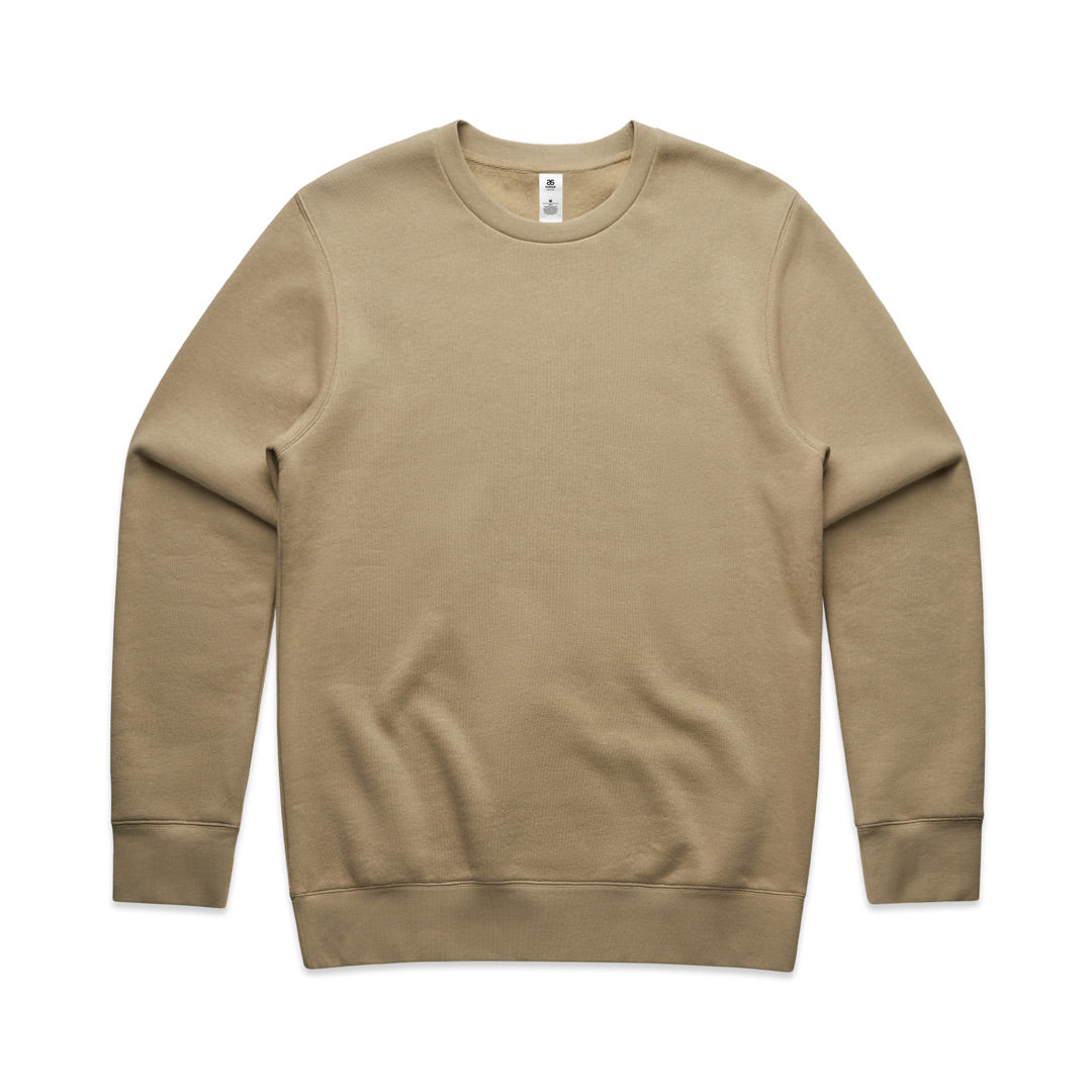 House of Uniforms The United Crew Jumper | Mens AS Colour Sand