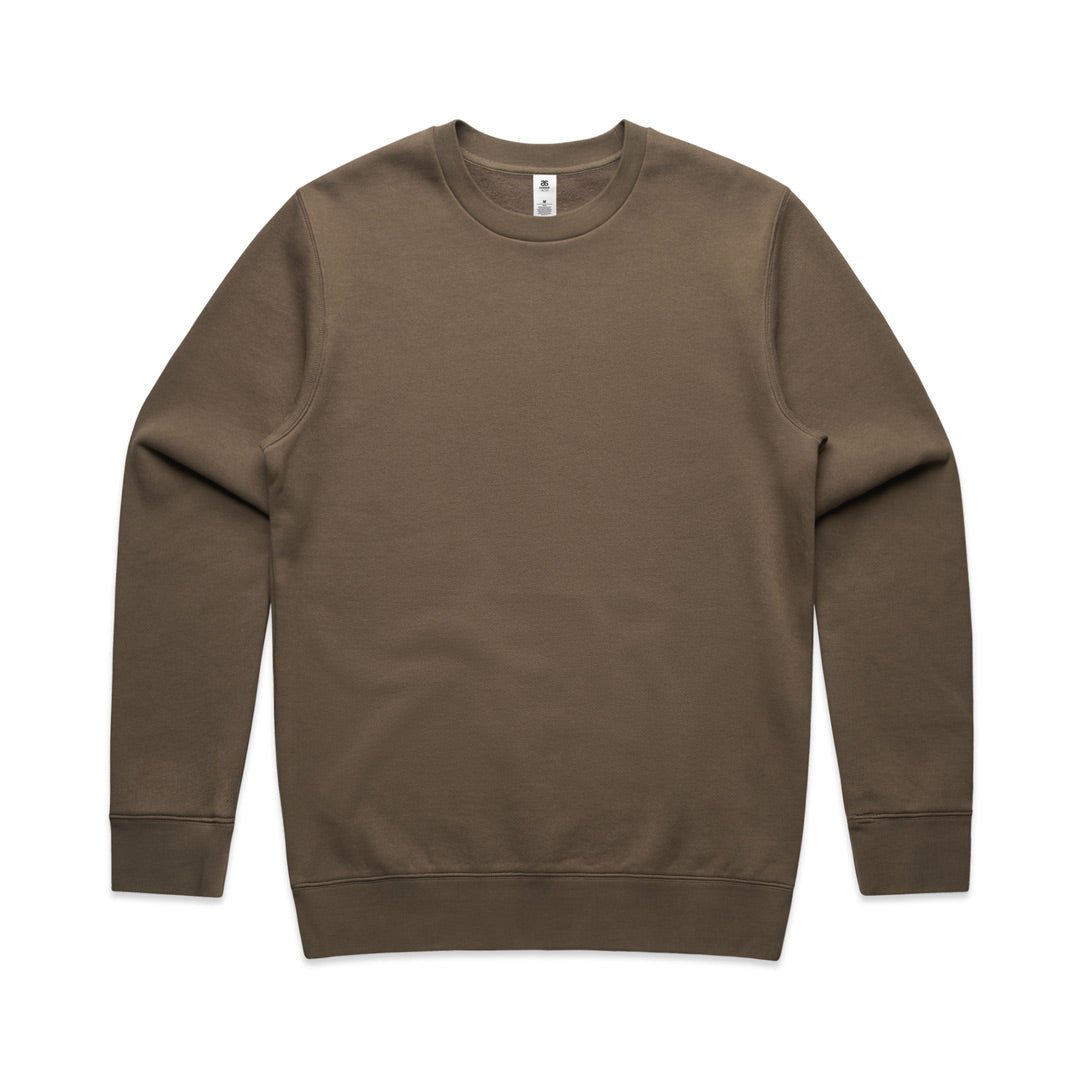 House of Uniforms The United Crew Jumper | Mens AS Colour Walnut