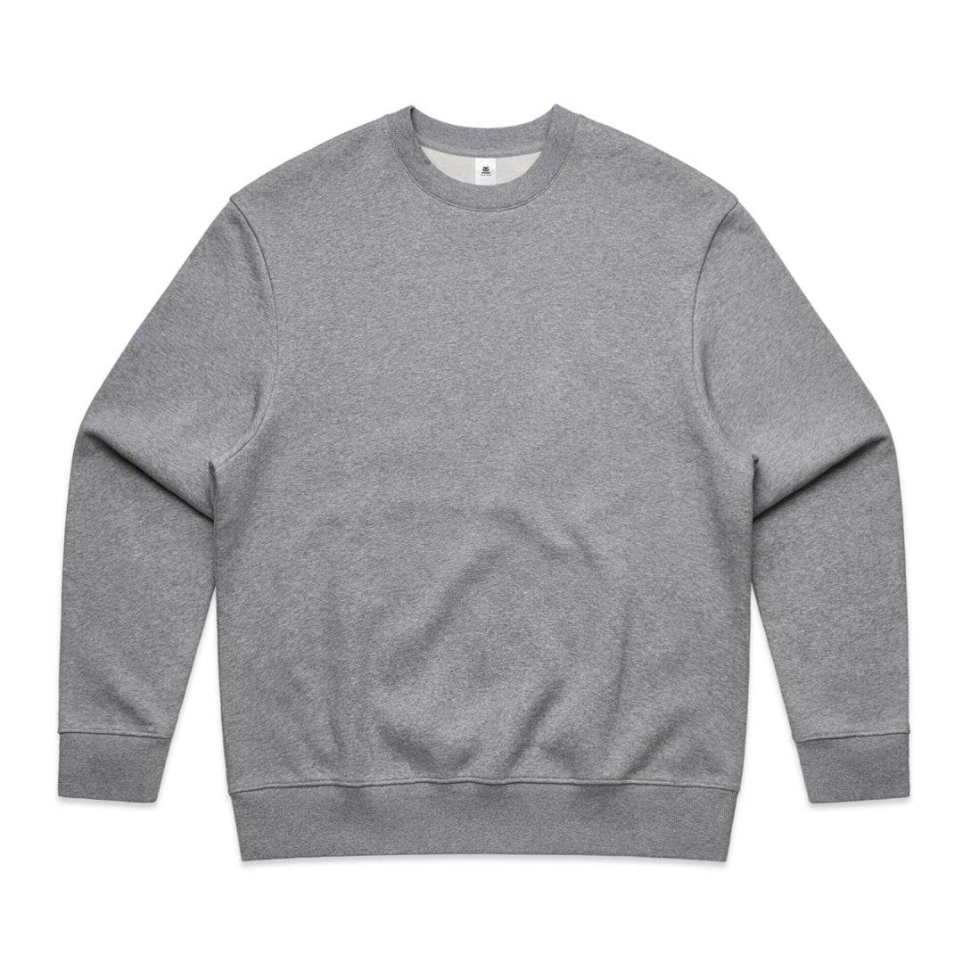 House of Uniforms The Heavy Crew Jumper | Mens AS Colour Grey Marle