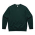 House of Uniforms The Heavy Crew Jumper | Mens AS Colour Pine Green