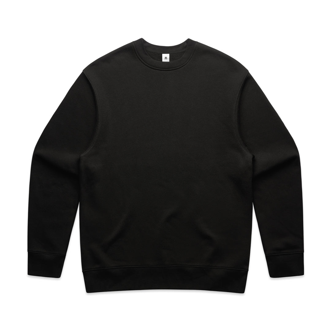 House of Uniforms The Relax Crew Jumper | Mens AS Colour Black