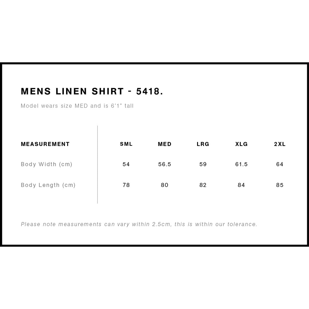 House of Uniforms The Linen Shirt | Mens | Long Sleeve AS Colour 