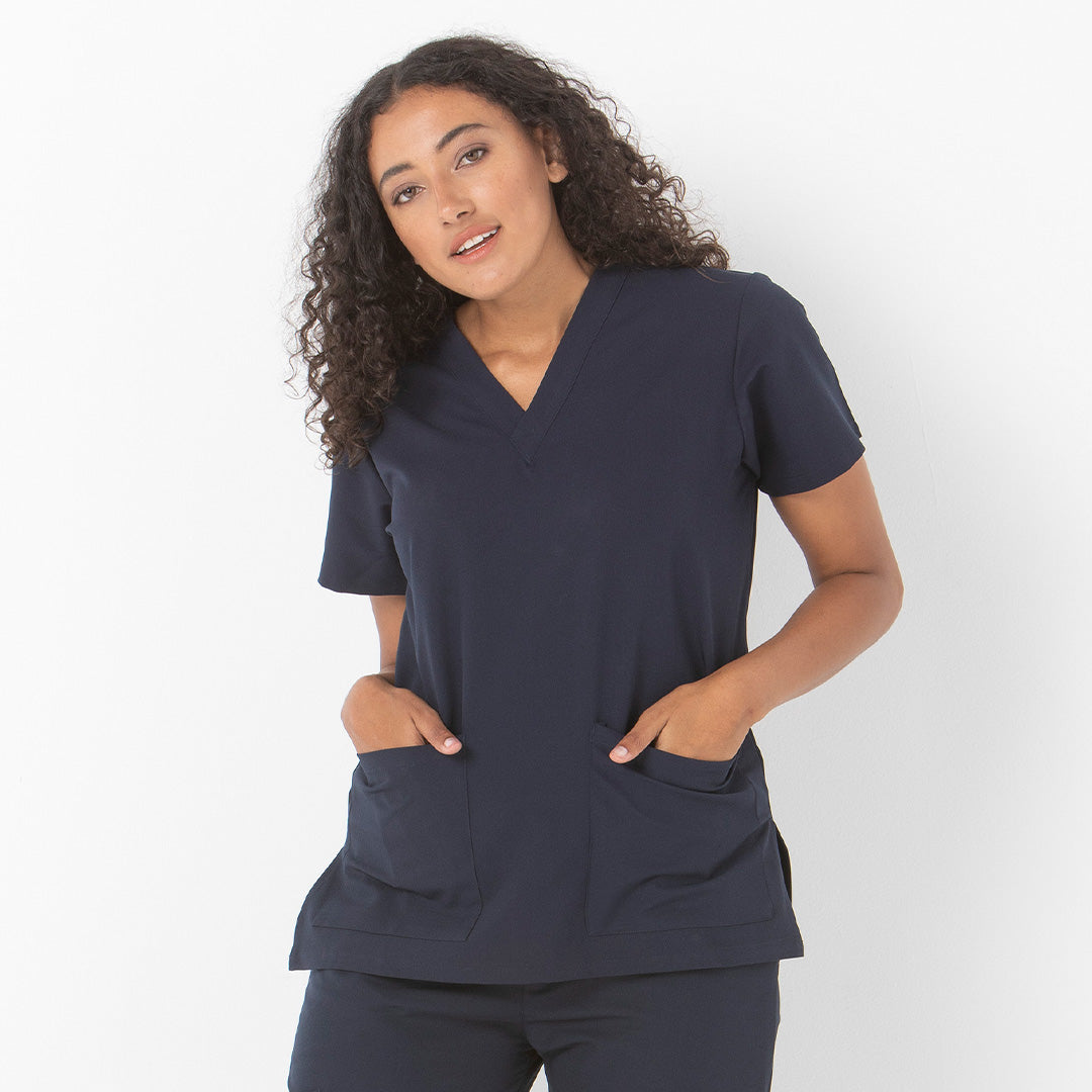 House of Uniforms The Clinical V Neck Scrub Top | Unisex LSJ Collection 
