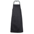 House of Uniforms The Coloured Strap Apron | Adults Jbs Wear Black/Grey