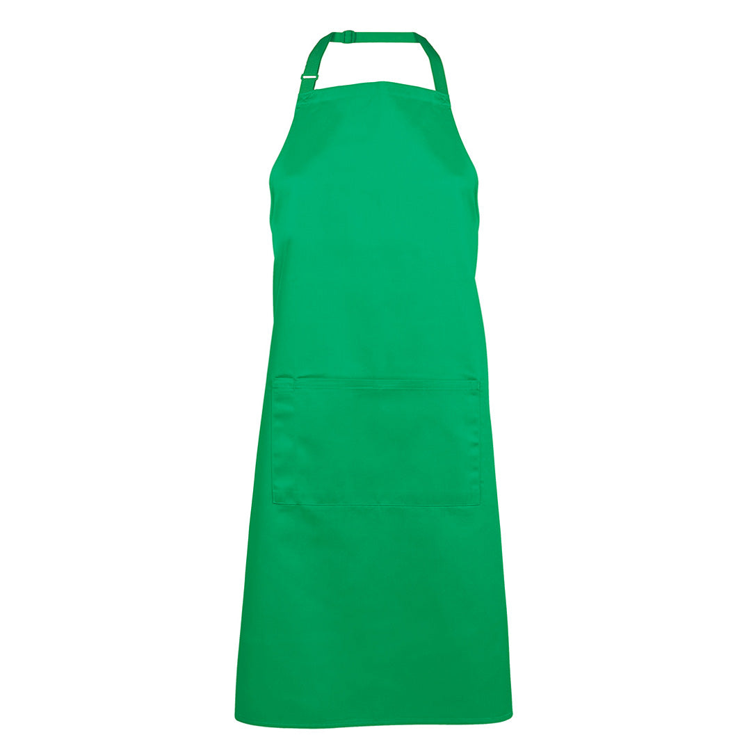 House of Uniforms The Bib Apron with Pocket | Adults Jbs Wear Pea Green