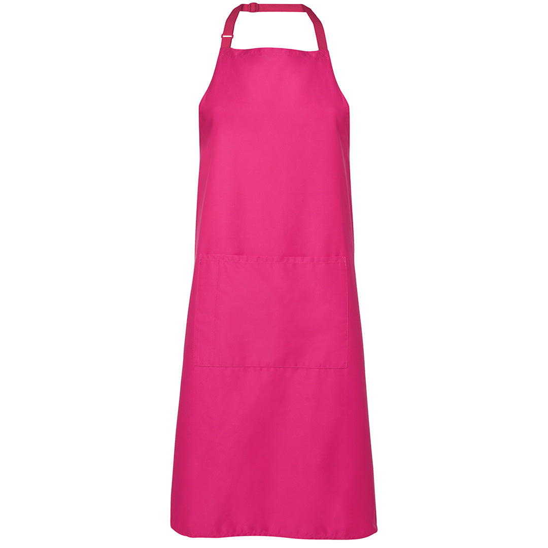 House of Uniforms The Bib Apron with Pocket | Adults Jbs Wear Hot Pink