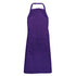 House of Uniforms The Bib Apron with Pocket | Adults Jbs Wear Purple