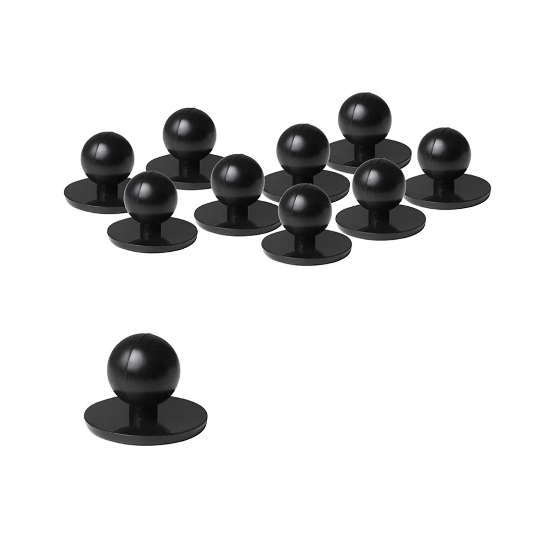 House of Uniforms Chef Jacket Buttons | Box of 100 Jbs Wear Black