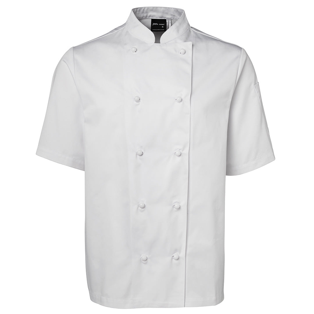 House of Uniforms The Classic Chef Jacket | Adults | Short & Long Sleeve Jbs Wear White