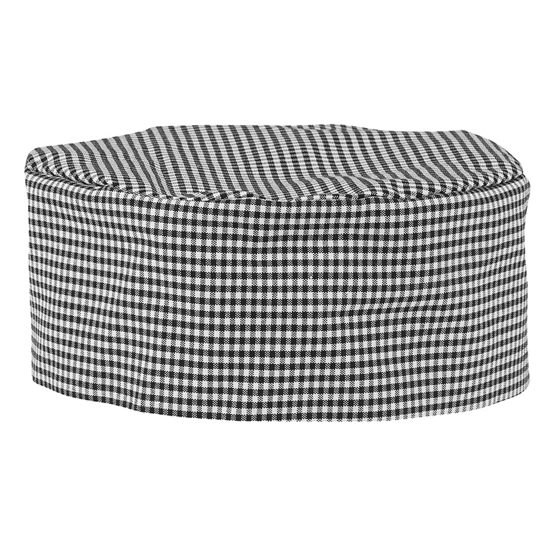 House of Uniforms The Chefs Cap | Adults Jbs Wear Black/White Check