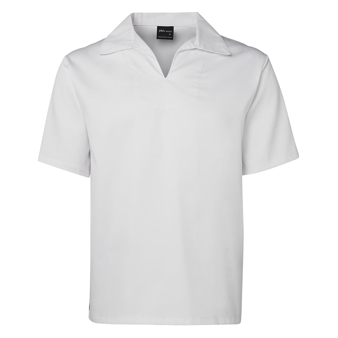 House of Uniforms The Food Industry Tunic | Adults | Short Sleeve Jbs Wear White