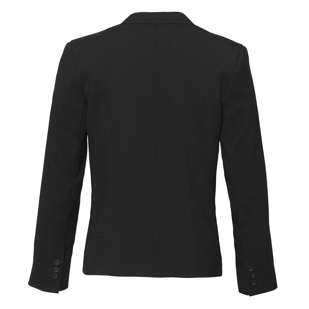 House of Uniforms The Cool Stretch Reverse Lapel Jacket | Ladies | Crop Length Biz Corporates 