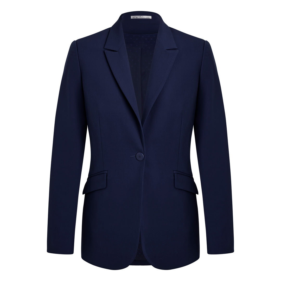 The Siena Suit Jacket | Ladies | Single Button | Marine Blue