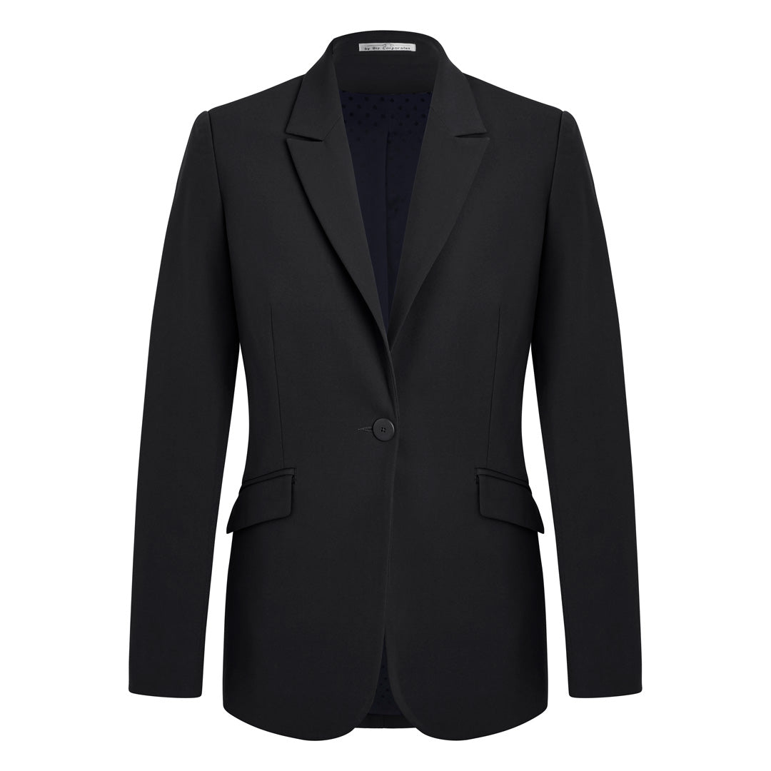 The Siena Suit Jacket | Ladies | Single Button | Slate