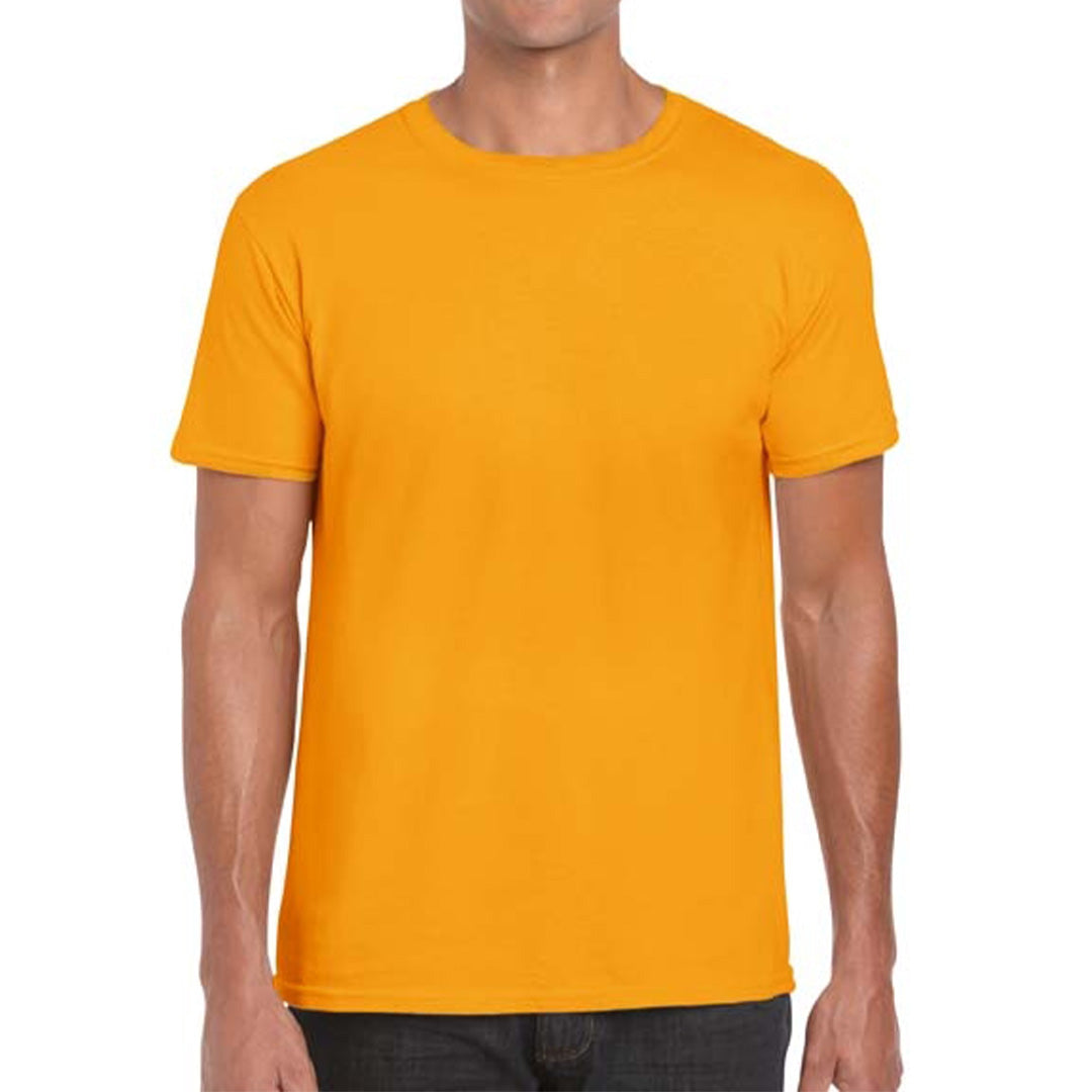 House of Uniforms The Softstyle Crew Neck Tee | Adults Gildan Gold