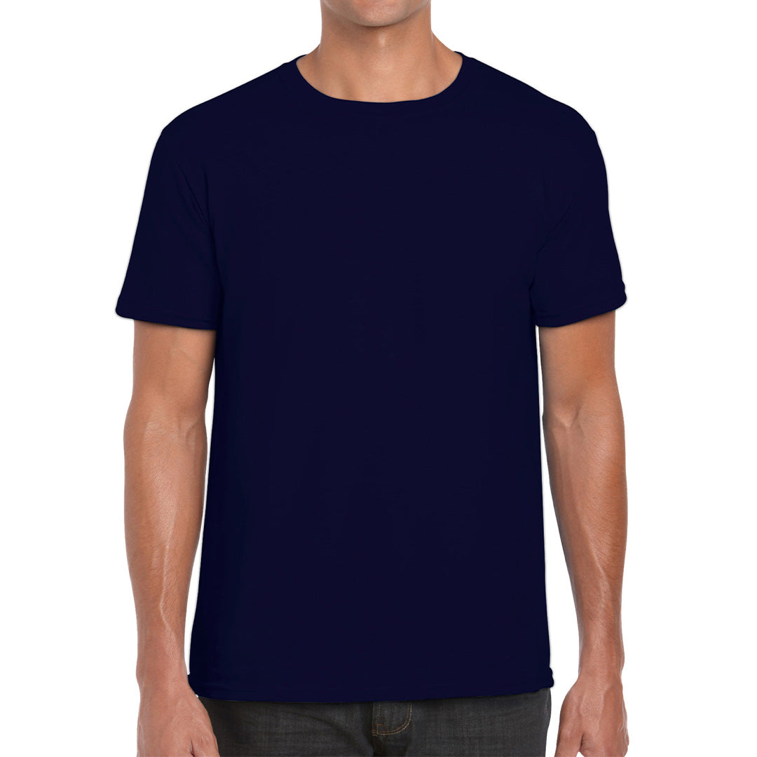 House of Uniforms The Softstyle Crew Neck Tee | C2 | Adults Gildan Navy
