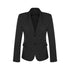 House of Uniforms The Cool Wool 2 Button Jacket | Ladies | Mid Length Biz Corporates Black
