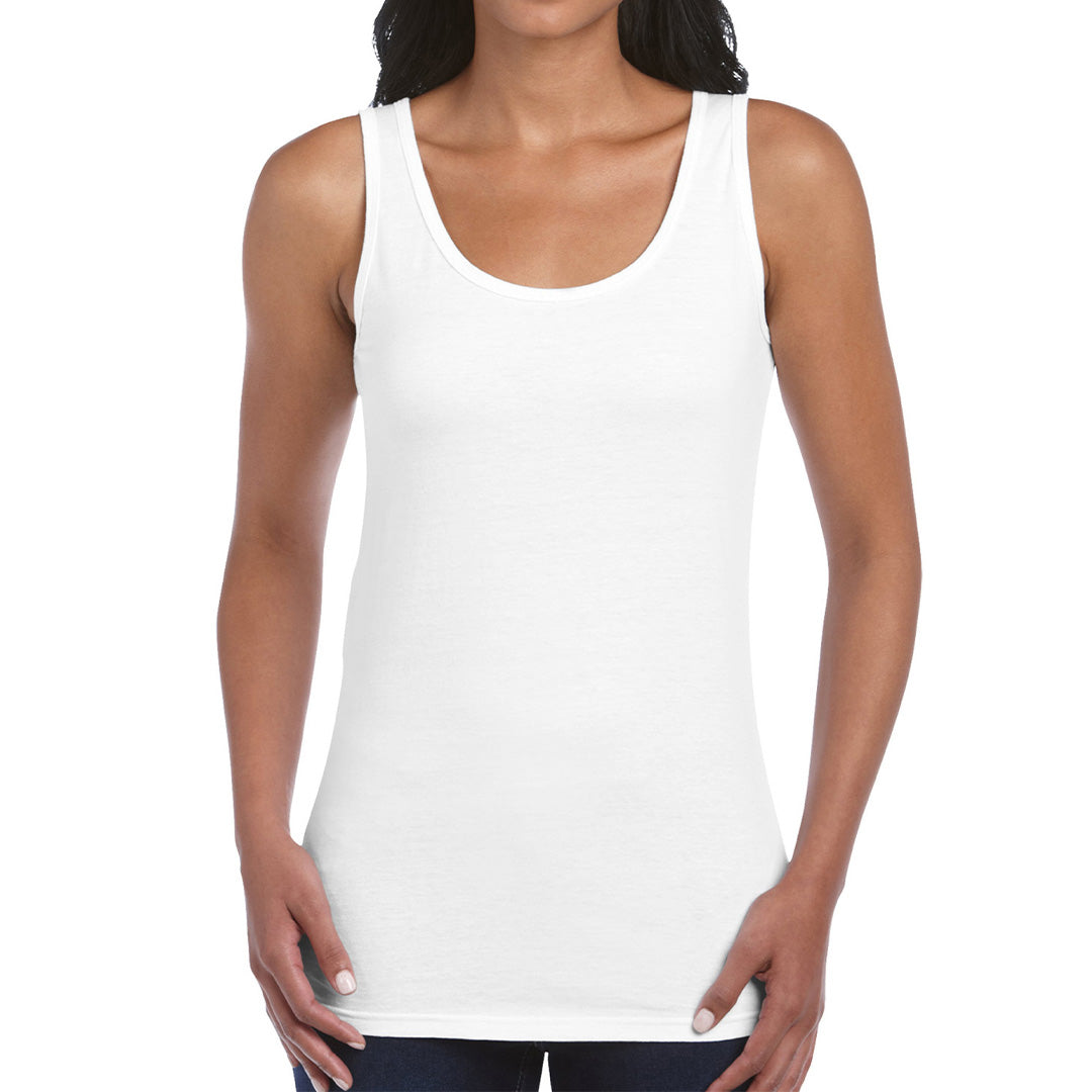 The Softstyle Tank Top | Ladies | White