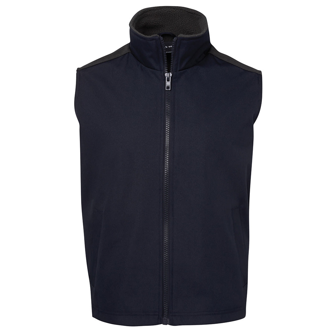 House of Uniforms The A.T Vest | Adults Jbs Wear Navy/Charcoal
