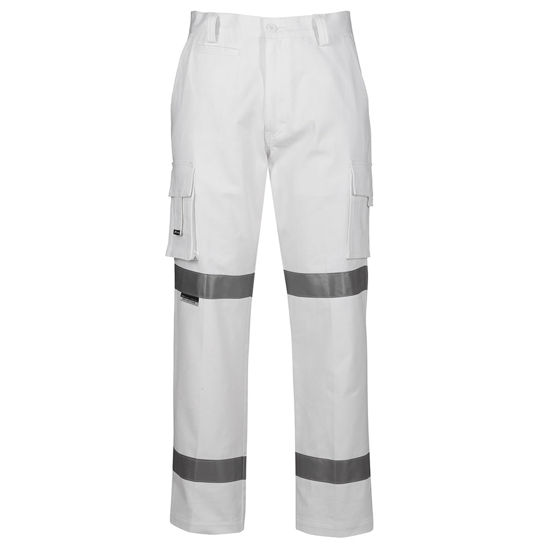 House of Uniforms The Biomotion Taped Night Pant | Mens Jbs Wear White