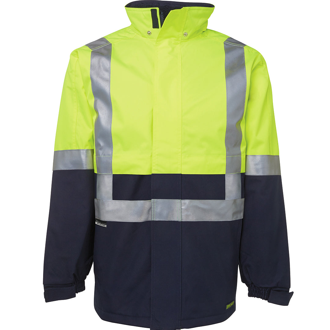 House of Uniforms The Hi Vis A.T Jacket | Day Night | Adults Jbs Wear Lime/Navy