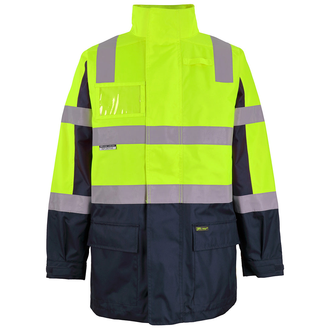 House of Uniforms The Day Night Visionary Jacket | Adults Jbs Wear Lime/Navy