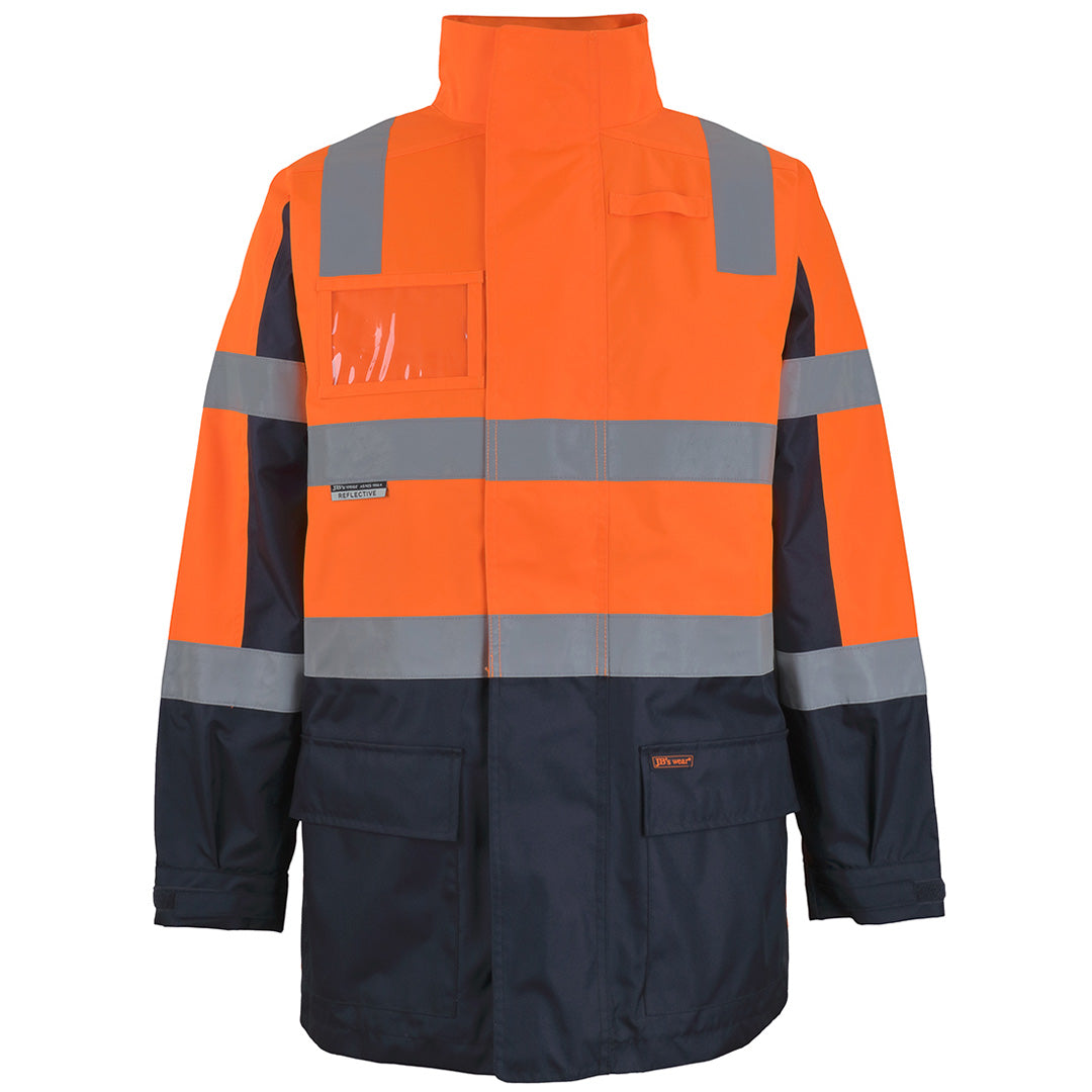 House of Uniforms The Day Night Visionary Jacket | Adults Jbs Wear Orange/Navy