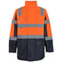 House of Uniforms The Day Night Visionary Jacket | Adults Jbs Wear Orange/Navy
