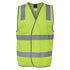 House of Uniforms The Hi Vis Day / Night Safety Vest with Velcro | Adults Jbs Wear Flouro Lime