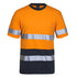 House of Uniforms The Hi Vis Day / Night Cotton Tee Shirt | Short Sleeve | Adults Jbs Wear Orange/Navy