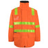 House of Uniforms The Vic Roads Day Night Longline Jacket | Adults Jbs Wear Orange