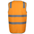 House of Uniforms The Hi Vis Day / Night Aust. Rail Zip Safety Vest | Unisex Jbs Wear 