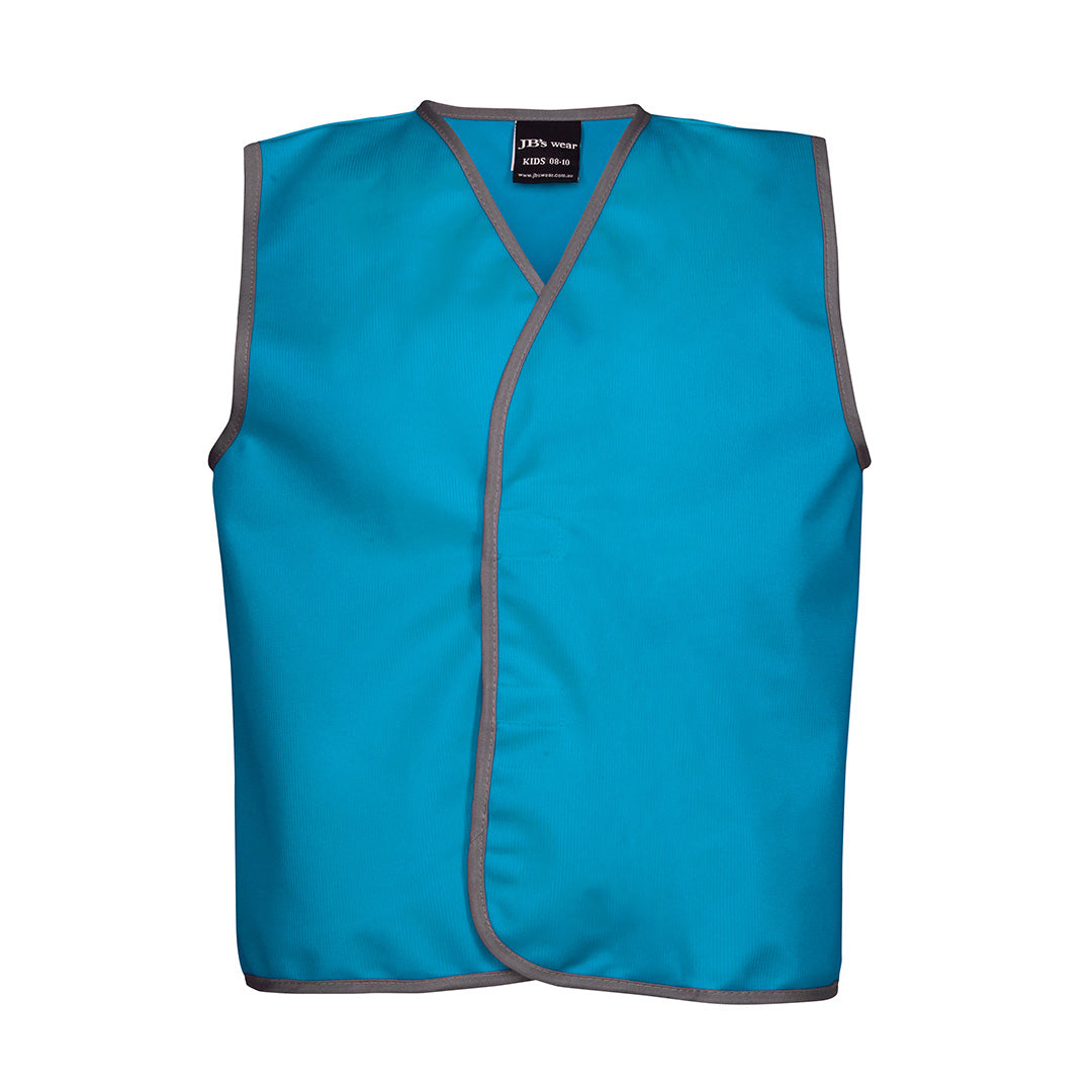 House of Uniforms The Tricot Safety Vest | Kids Jbs Wear Aqua