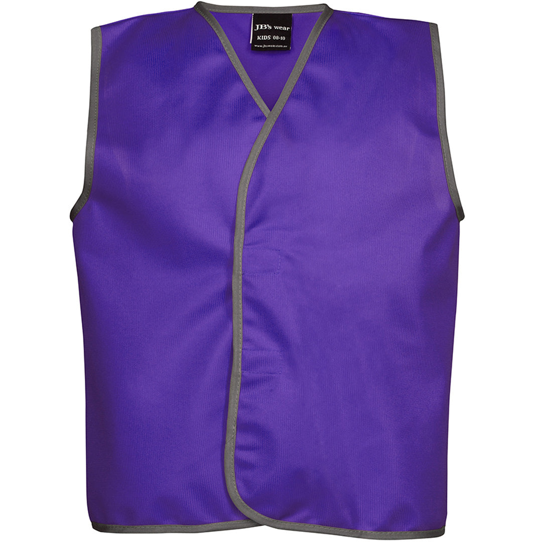 House of Uniforms The Tricot Safety Vest | Kids Jbs Wear Purple