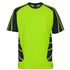 House of Uniforms The Hi Vis Spider Tee | Short Sleeve | Adults Jbs Wear Lime/Navy