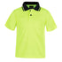 House of Uniforms The Non Cuff Hi Vis Polo | Kids | Short Sleeve Jbs Wear Lime/Navy