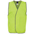 House of Uniforms The Hi Vis Safety Vest with Velcro | Day | Adults Jbs Wear Flouro Lime