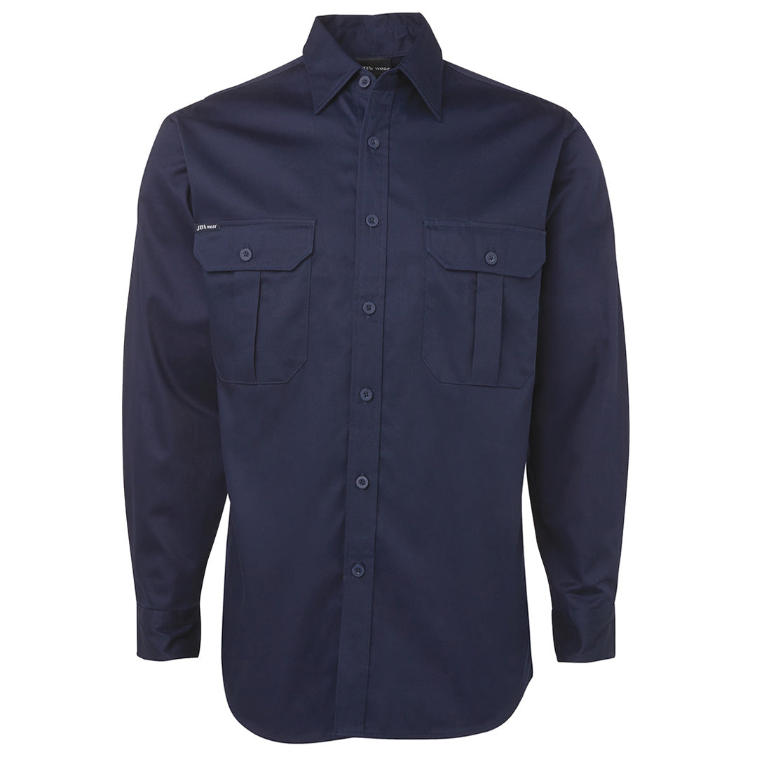 The 190g Drill Work Shirt | Adults | Long Sleeve