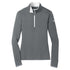 House of Uniforms The Dry Half Zip Cover Up | Ladies Nike Grey/White