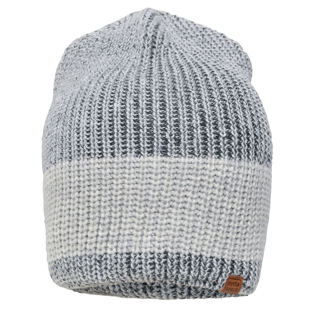 House of Uniforms The Urban Knitted Beanie | Unisex Myrtle Beach Grey