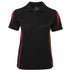 House of Uniforms The Bell Polo | Ladies | Short Sleeve Jbs Wear Black/Red