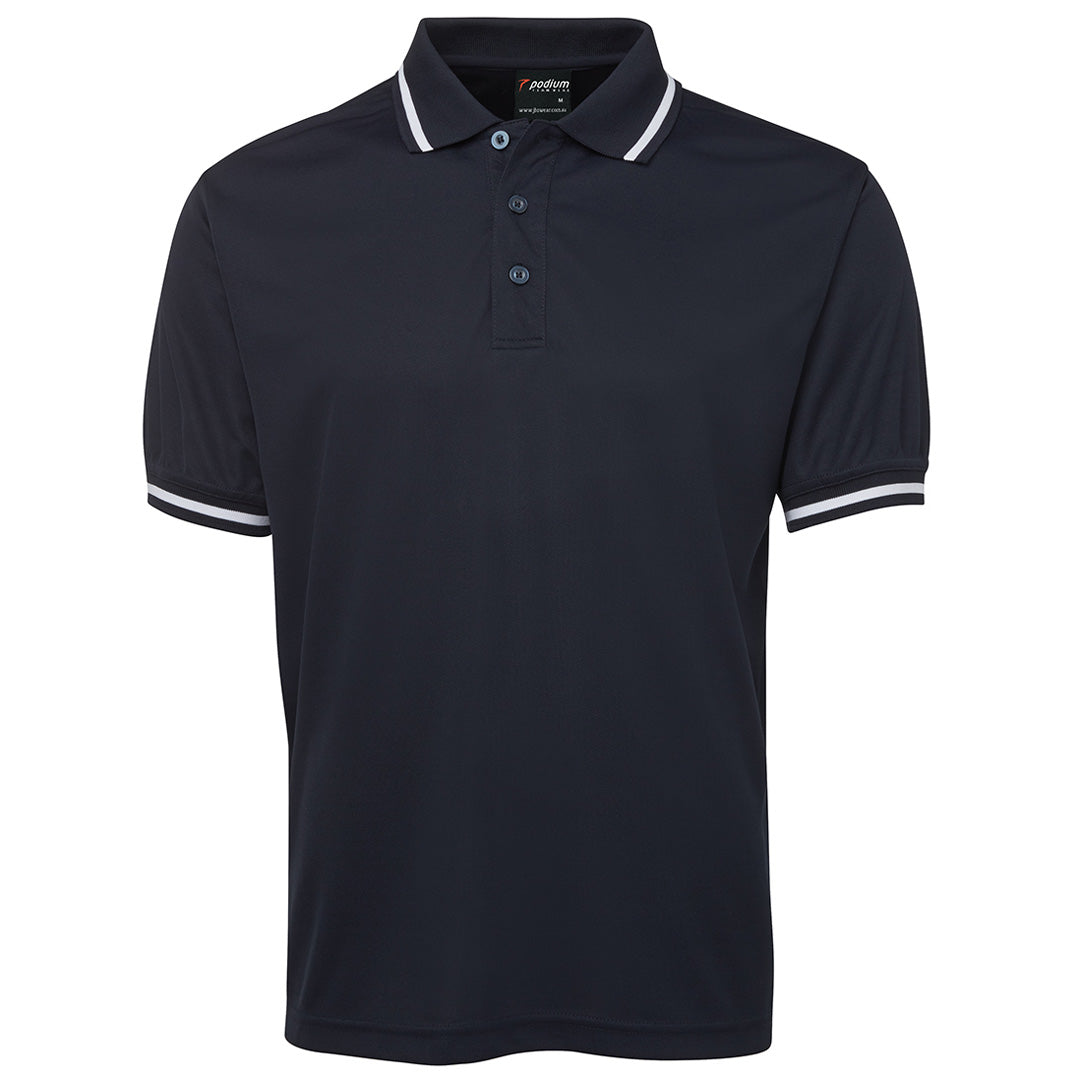 House of Uniforms The Bold Polo | Short Sleeve | Mens Jbs Wear Navy/White