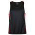 House of Uniforms The Jacquard Singlet | Unisex Jbs Wear Black/Red
