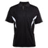 House of Uniforms The Cool Polo | Dark Colours | Short Sleeve | Adults Jbs Wear Black/Charcoal