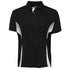House of Uniforms The Cool Polo | Dark Colours | Short Sleeve | Adults Jbs Wear Black/White