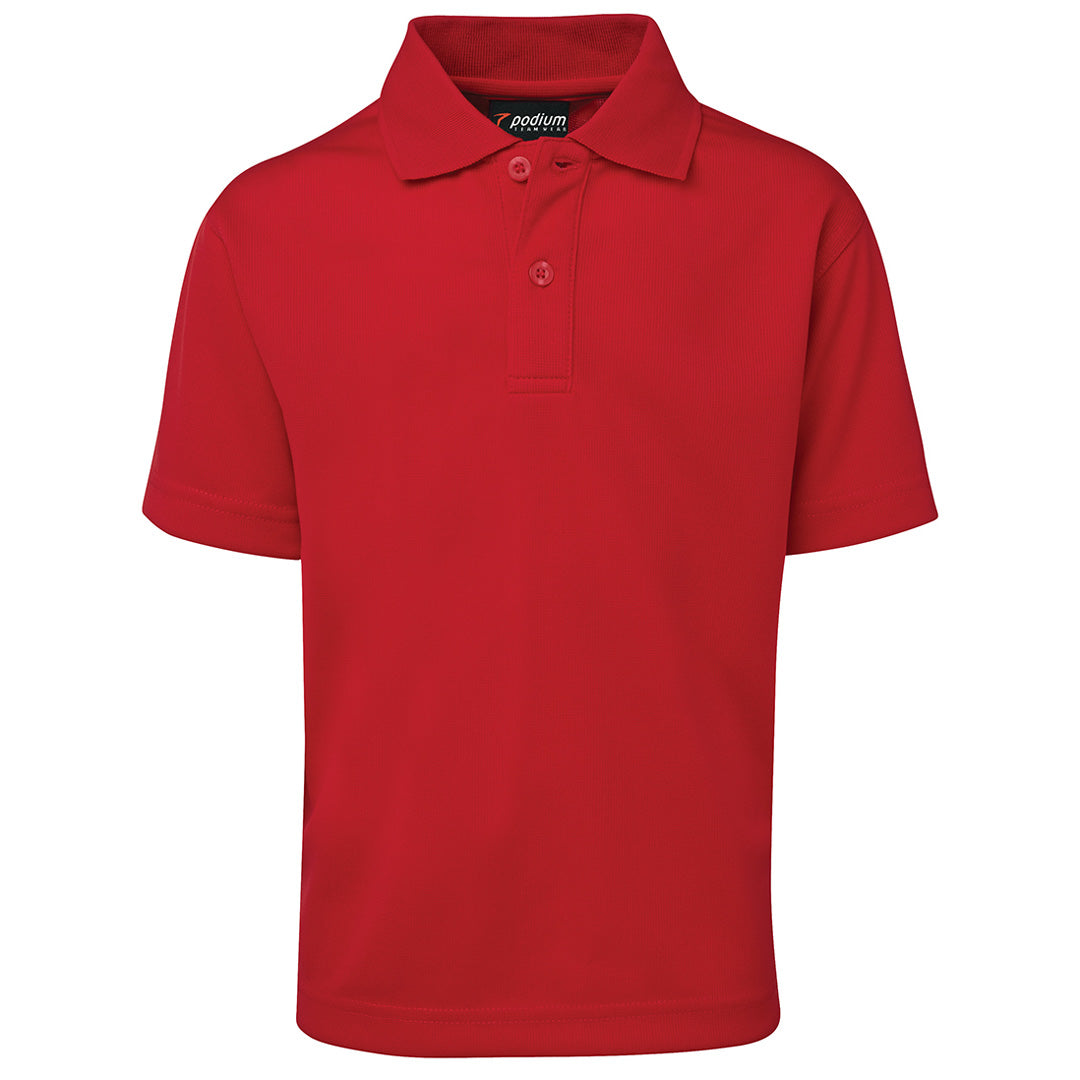 House of Uniforms The Poly Polo | Kids Jbs Wear Red