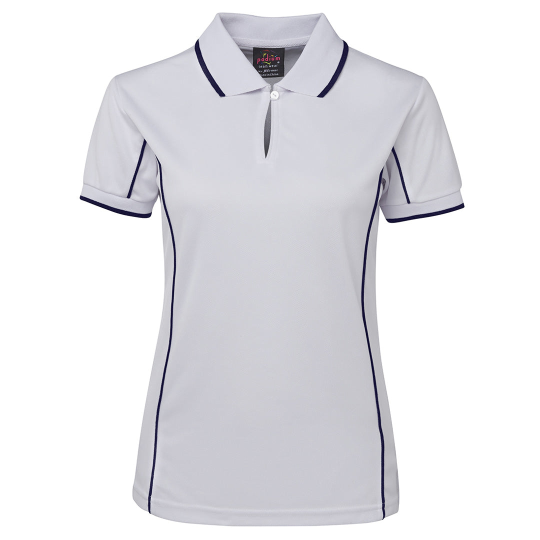 The Piping Polo | Short Sleeve | Bright Base | Ladies
