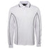 House of Uniforms The Piping Polo | Long Sleeve C2 | Adults Jbs Wear White/Navy