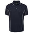 House of Uniforms The Piping Polo | Short Sleeve | Navy Base | Adults Jbs Wear Navy/White