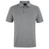 House of Uniforms The Cation Polo | Short Sleeve | Adults Jbs Wear Light Grey Marle